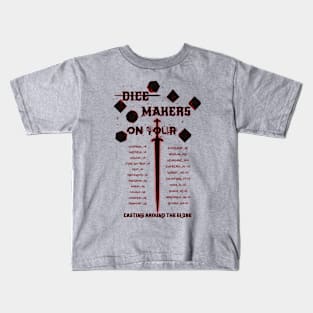 Dice Makers on Tour Kids T-Shirt